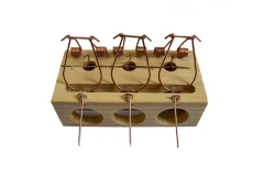 Мышеловка деревянная тройная