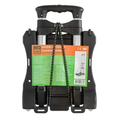 Тележка платформенная складная с телескопической ручкой+2крюка на эластичных ремнях(270х300мм,г/п40кг)