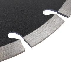 Круг отрезной сегментный алмазный 230мм (посадочный диаметр 22мм, 6600 об/мин),в блистере