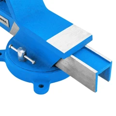 Тиски стальные поворотные с наковальней 5''-125мм