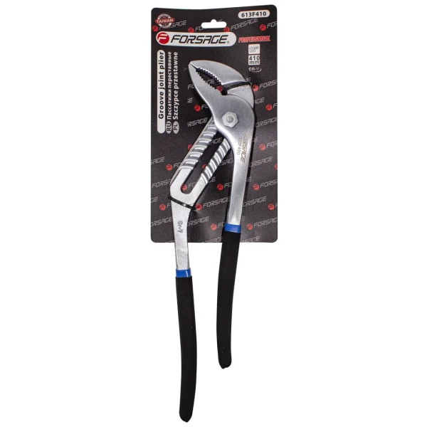 Пассатижи переставные Cr-V 16''-410мм, на блистере