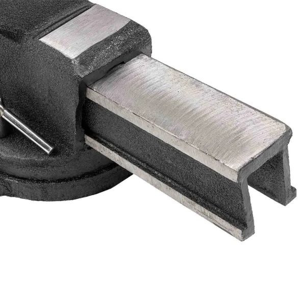 Тиски стальные поворотные с наковальней 5''-125мм