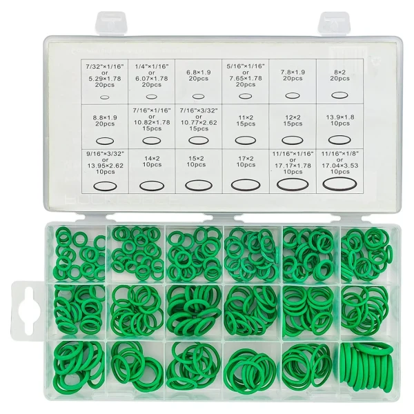 Кольца уплотнительные резиновые маслобензостойкие, 270пр. (для кондиционеров)