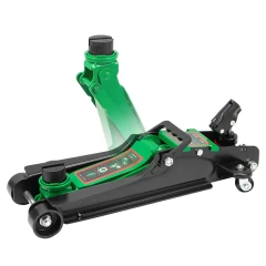 Домкрат подкатной гидравлический низкопрофильный 3т (усиленный корпус,поворотная ручка 360°,h min 85мм, h max 380мм)