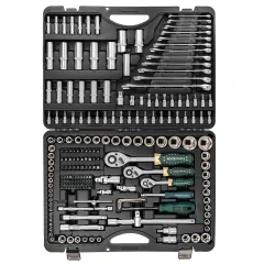 Набор инструментов 216пр.+3 1/4''3/8''1/2''(6гр, 12гр)