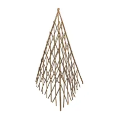 Опора ''конус''для растений декоративная плетеная (дерево, высота120см)