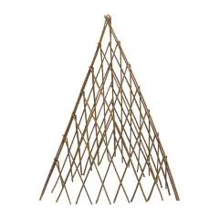 Опора ''конус''для растений декоративная плетеная (дерево, высота120см)