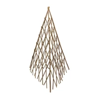 Опора ''конус''для растений декоративная плетеная (дерево, высота120см)