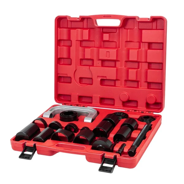 Съемник сайлентблоков и подшипников с комплектом оправок, набор 21пр.