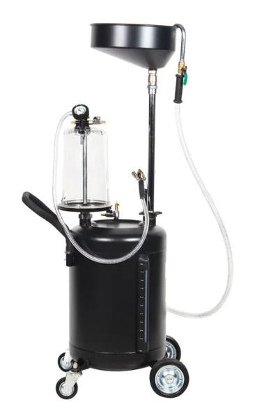 Емкость для слива масла 90л с воронкой