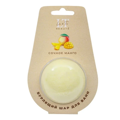 Шар бурлящий для ванн ''Спелое манго'', 80г,