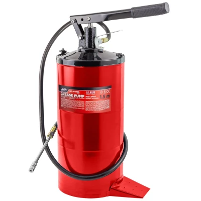 Нагнетатель смазки ручной, 15кг (длина шланга 1.5, внутр.Ø 210мм, внутр. высота 410мм)