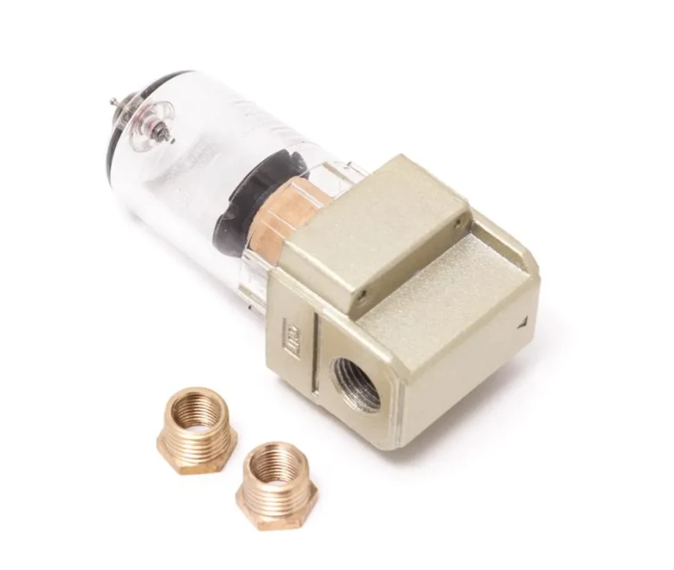 Фильтр для пневмосистем мини 1/8''(10 bar, пропускная способность: 200 л/мин, температура воздуха: 5°-60°С, 5мк)
