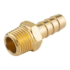 Штуцер пневматический наруж. резьба 1/4''- ''елочка''8мм