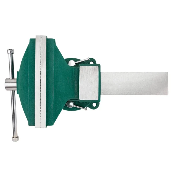 Тиски стальные поворотные с наковальней 8''-200мм