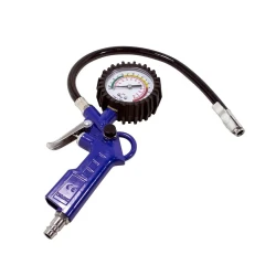 Пистолет для подкачки шин с аналоговым манометром и шлангом (0-8.5 Bar), в блистере