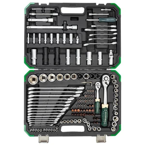 Набор инструментов 125+6пр. 1/4'', 1/2'' (6гр.)(4-32мм)
