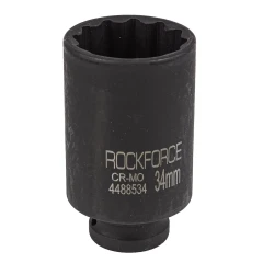 Головка ударная глубокая 34мм (12гр.), 1/2''