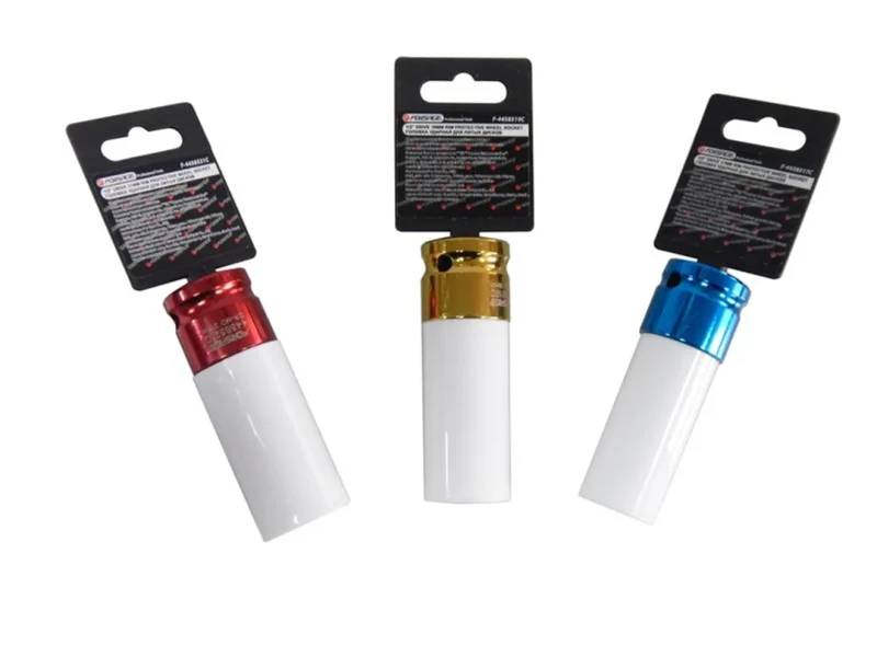 Головка ударная глубокая для литых дисков с защитным кожухом 17мм, 1/2''