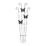 Опора для растений декоративная из металлич. проволоки(300х900мм, узор-бабочки)