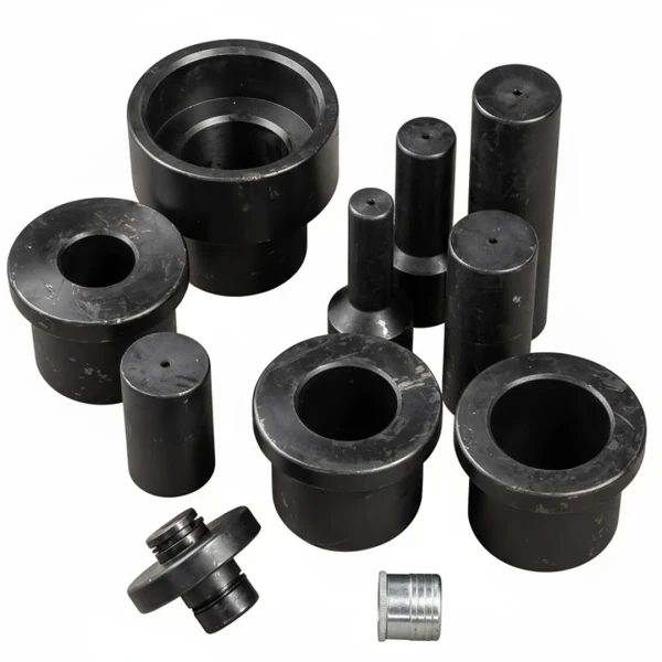 Съемник гидравлический выпрессовщик шкворней с тележкой .грузовых авто 75т с гидравлическим насосом и комплектом надставок