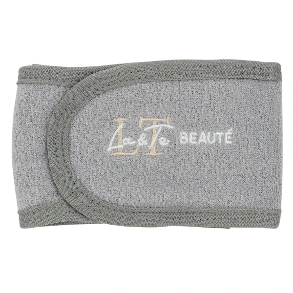 Повязка на голову на липучке (серая)