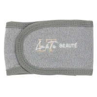 Повязка на голову на липучке (серая)