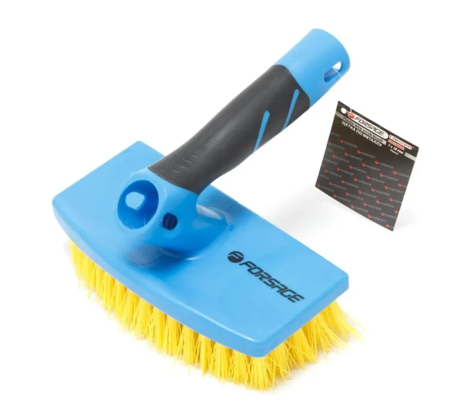 Щетка по металлу универсальная ручная и под ''черенок''-вертикальный 45°/горизонтальный (проволока из пластика, 7x19рядов)