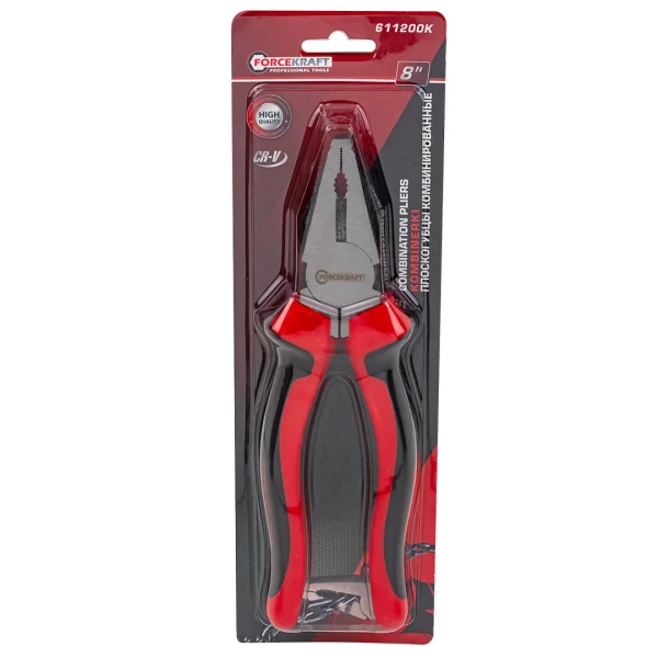 Плоскогубцы комбинированные 8''(200мм) в блистере