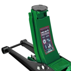 Домкрат подкатной гидравлический двухпоршневой 4т (h min 75мм, h max 505мм)