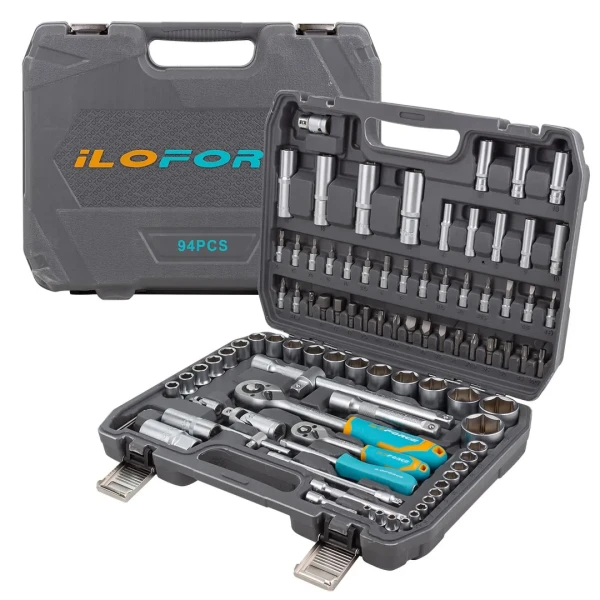 Набор инструмента 94пр. 1/4''&1/2''(6-гран.)(4-32мм)