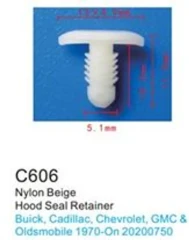 Клипса для крепления внутренней обшивки а/м GM пластиковая (100шт/уп.)