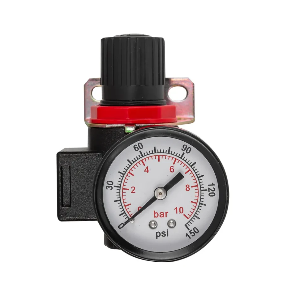 Регулятор давления воздуха 1/4''(F)x1/4''(F)(0-10bar,раб. температура 5°-60°)