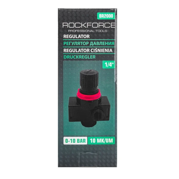 Регулятор давления воздуха 1/4''(F)x1/4''(F)(0-10bar,раб. температура 5°-60°)