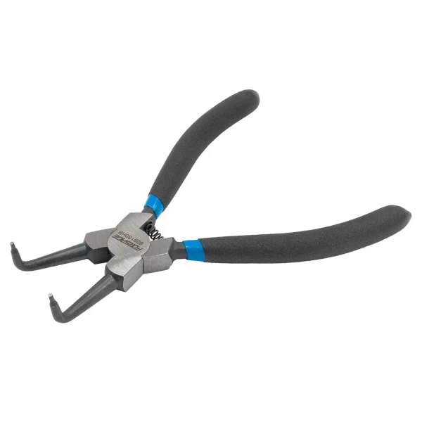 Съемник стопорных колец гнутый на сжим (90°,L-150мм), в блистере