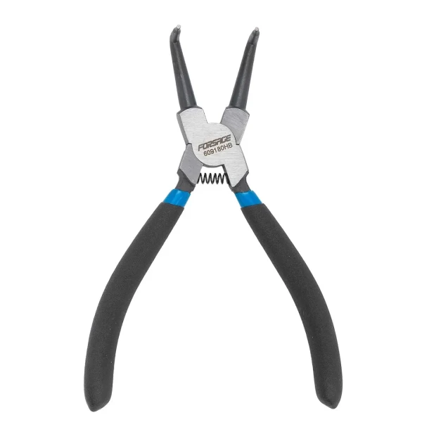 Съемник стопорных колец гнутый на сжим (90°,L-150мм), в блистере