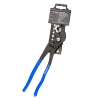 Пассатижи переставные сантехнические с кнопкой фиксации Cr-V 10''-250мм, на блистере