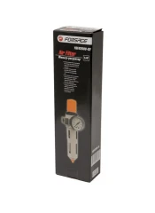 Фильтр-регулятор с индикатором давления для пневмосистемы 1/4''(пропускная способность:1300 л/мин, давление max: 16 bar, температура воздуха: 0° до 60)