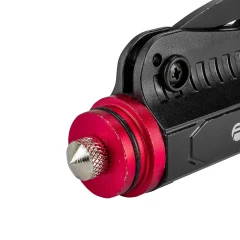 Фонарь светодиодный аккумуляторный с складным ножиком 80мм и аварийным молотком (3 режима работы,1200мАч,250Лм,время раб.2-3ч,время зар.3-4ч,IPX5)