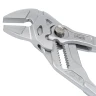 Пассатижи переставные сантехнические с кнопкой фиксации и плоским параллельным захватом Cr-V 250мм, на блистере