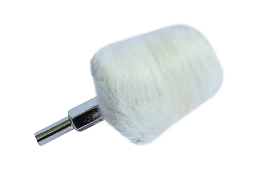 Насадка полировальная хлопковая ''конус''на дрель Ø33х45мм (Ø хвостовика 6мм),в блистере