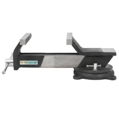 Тиски стальные поворотные с наковальней 6''-150мм