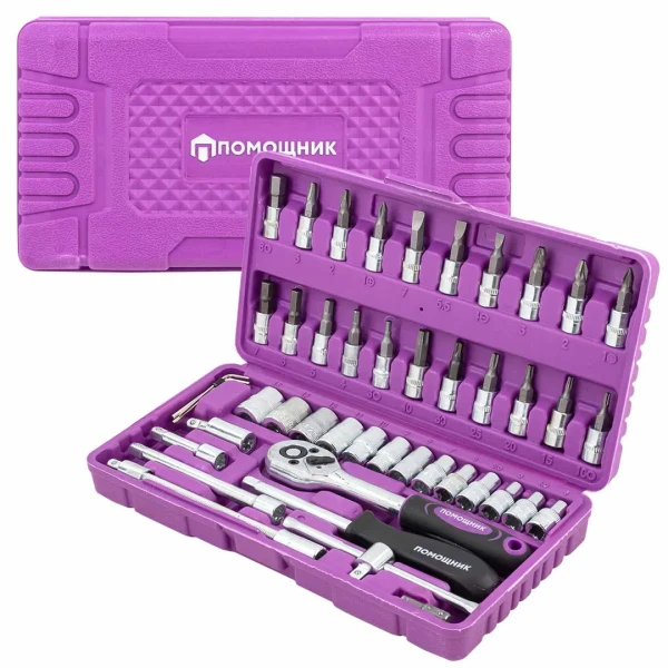 Набор инструментов 46пр. 1/4''(6гр.)