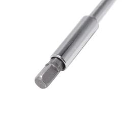 Отвертка-битодержатель с комплектом бит и головок 17пр.,в блистере