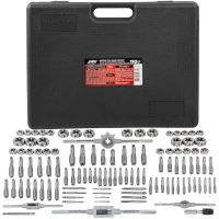 Набор метчик.и плашек110пр(2х0.4,3х0.5,4х0.7,5х0.8,6х0.75-1,8х0.75-1,25,9х0.75-1.25,10х0.75-1.5,11х0.75/1/1.25/1.5, 12х0.75-1.75,14х1-2,16х1-2,18х1.5)