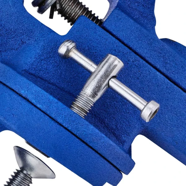 Тиски слесарные поворотные мини (ширина губ - 70мм)