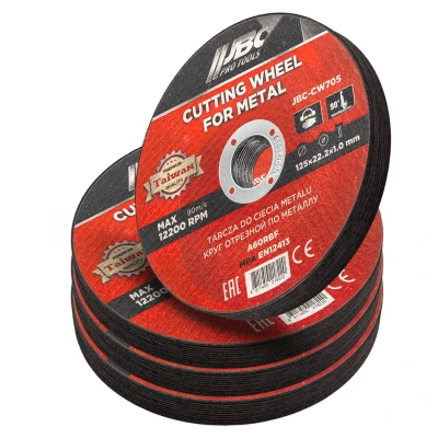 Круг отрезной по металлу 125x1.0x22.2мм (к-т 40 шт)