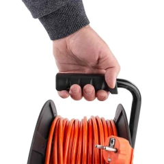 Удлинитель на катушке с розетками 30м (220В, 3х1мм²,10А,4 розетки)