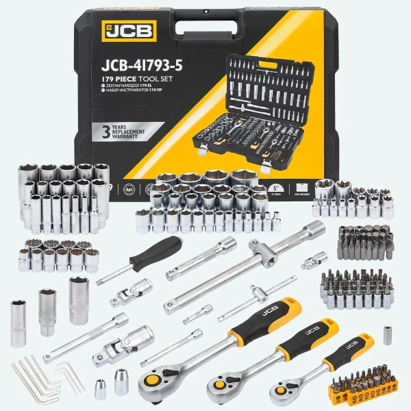 Набор инструментов 179пр. 1/4''3/8''1/2''6 pt