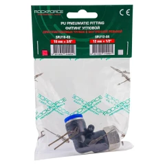 Фитинг угловой для пластиковых трубок 10мм с внутренней резьбой 3/8''